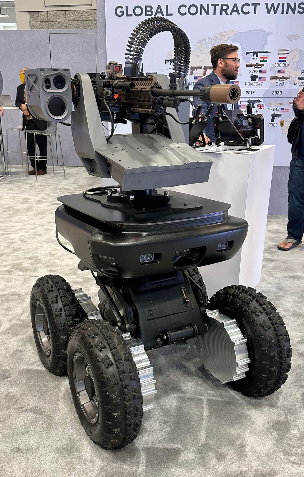 SIG SAUER Pitbull RWS on a Deka Sentry Security Platform, AUSA 25